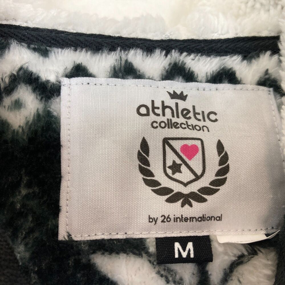 Athletic Collection by 26 International Women's Zip Jacket Size M Hooded Fleece - Picture 6 of 10